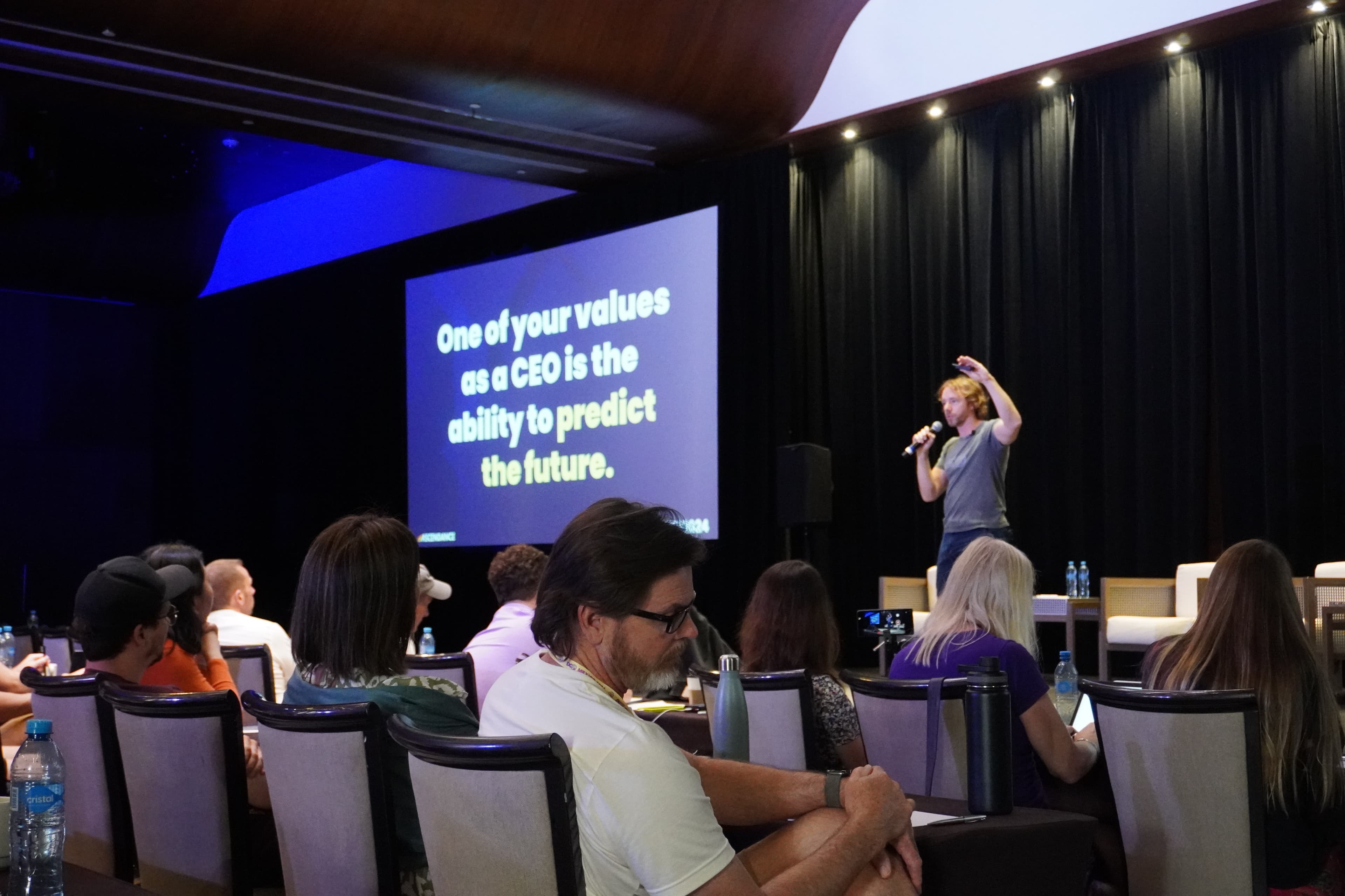 Jason speaking about CEO values